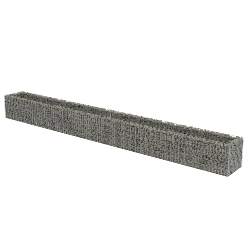 Gabion Raised Bed Galvanised Steel 540x50x50 cm