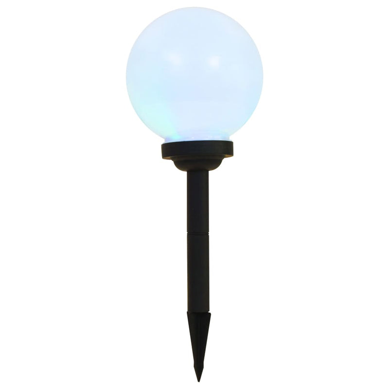 Outdoor Solar Lamps 3 pcs LED Spherical 20 cm RGB