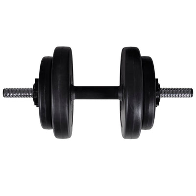 Workout Bench with Barbell and Dumbbell Set 60.5 kg