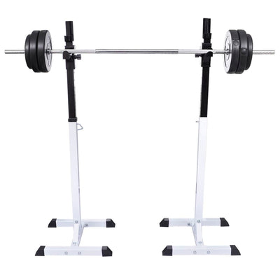 Barbell Squat Rack with Barbell and Dumbbell Set 30.5 kg