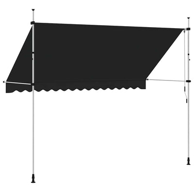 Manual Retractable Awning 350 cm Anthracite
