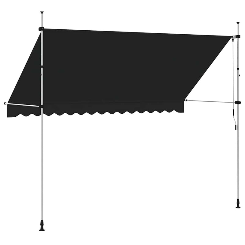 Manual Retractable Awning 350 cm Anthracite