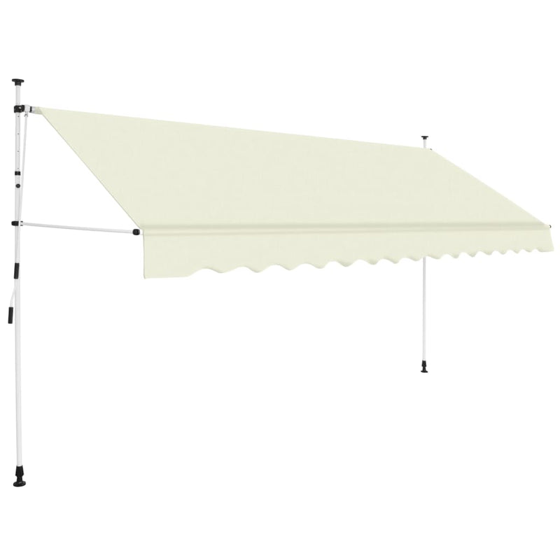 Manual Retractable Awning 350 cm Cream