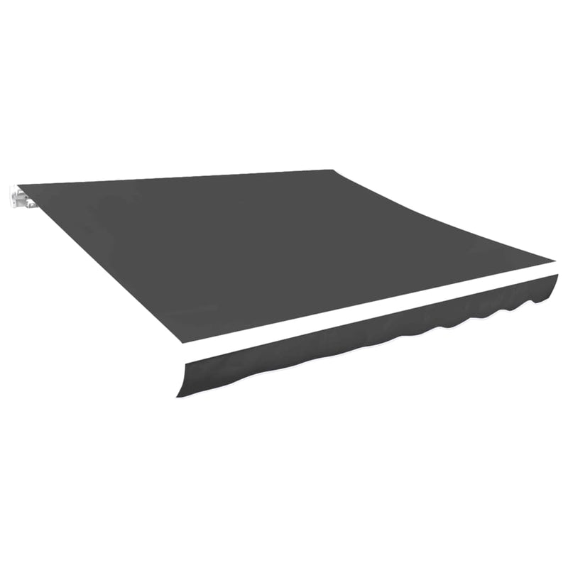 Awning Top Sunshade Canvas Anthracite 400x300 cm