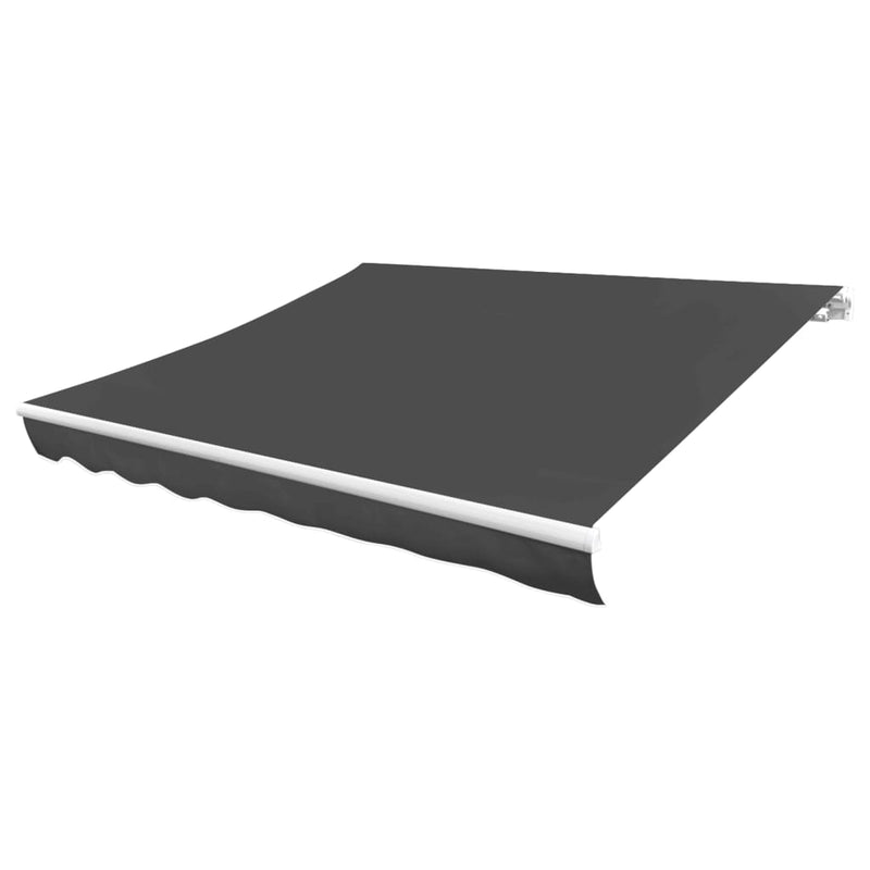 Awning Top Sunshade Canvas Anthracite 400x300 cm