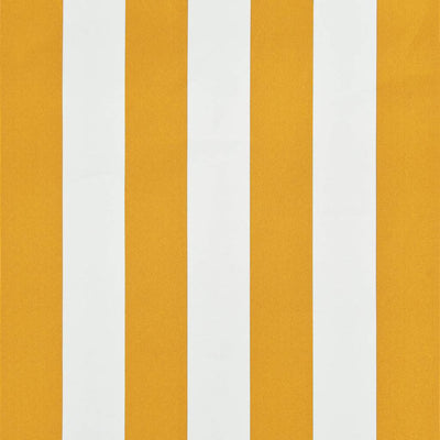 Retractable Awning 150x150 cm Yellow and White
