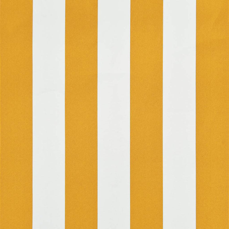 Retractable Awning 150x150 cm Yellow and White