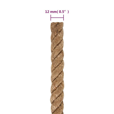 Rope 100% Jute 12 mm 250 m