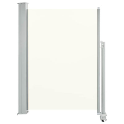 Patio Retractable Side Awning 100 x 300 cm Cream
