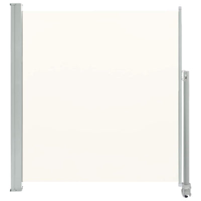 Patio Retractable Side Awning 140 x 300 cm Cream