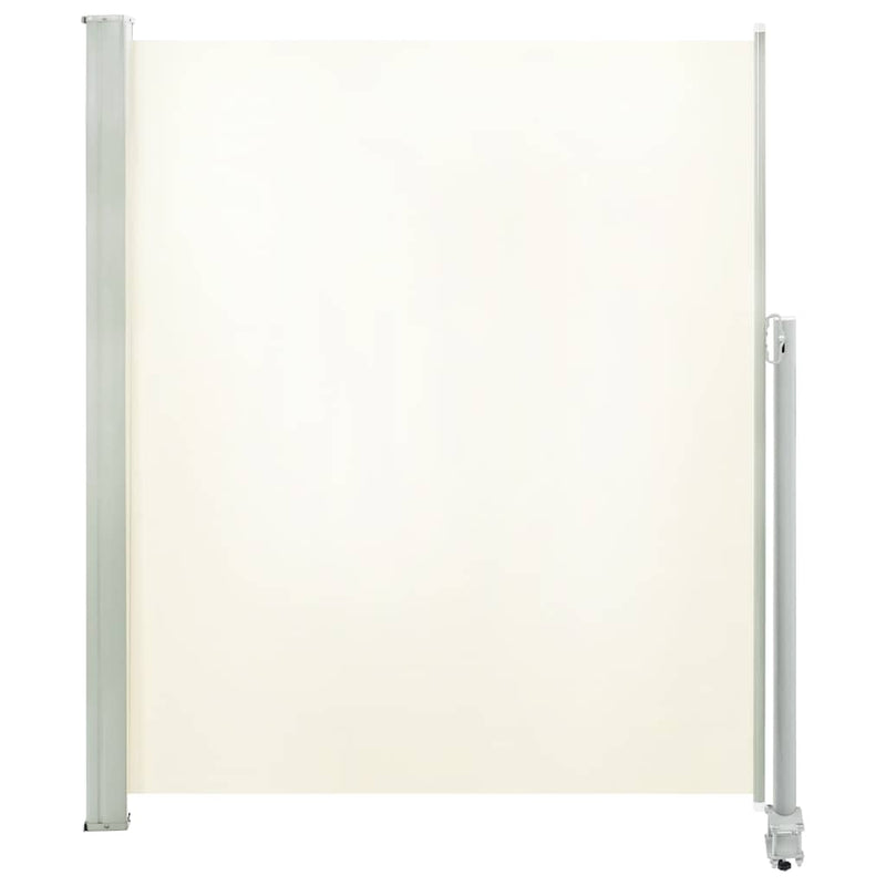 Patio Retractable Side Awning 160 x 300 cm Cream