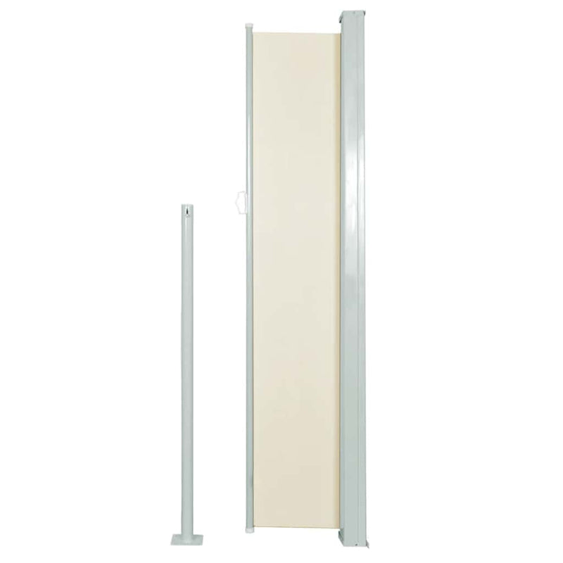 Retractable Side Awning 120 x 300 cm Cream