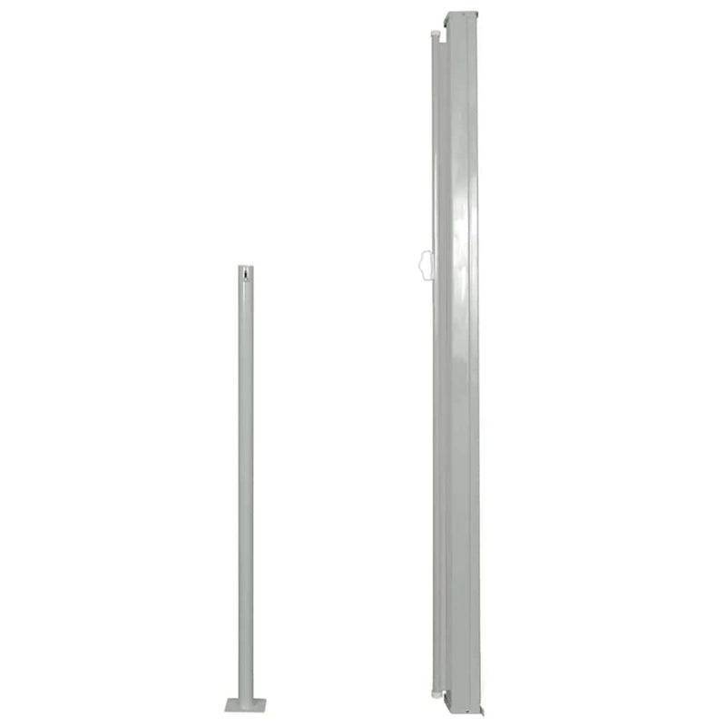 Retractable Side Awning 120 x 300 cm Grey