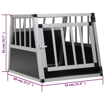 Dog Cage with Single Door 54x69x50 cm