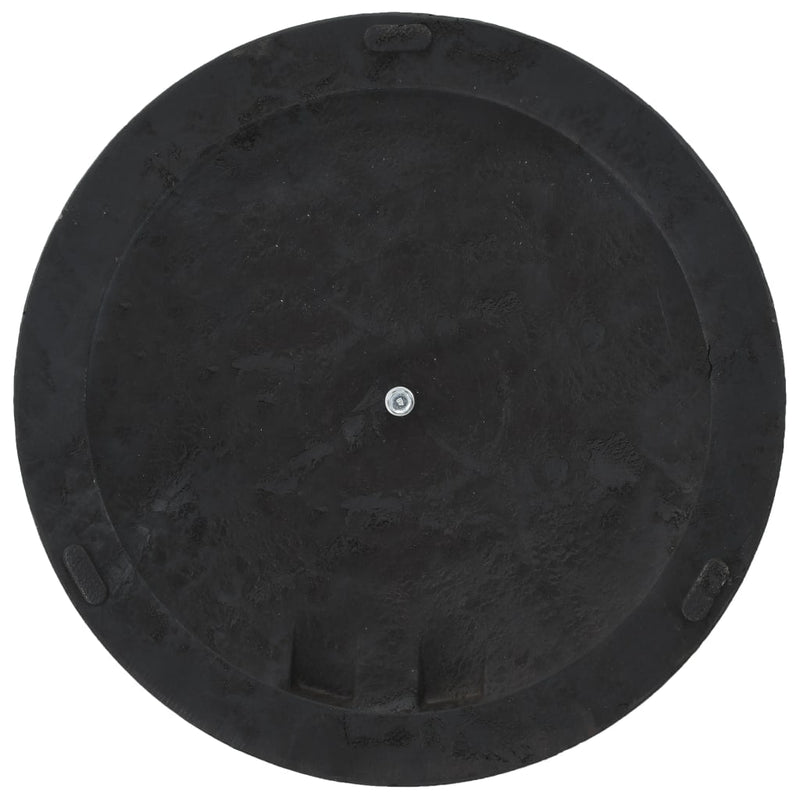 Parasol Base Round Polyresin 19 kg Black