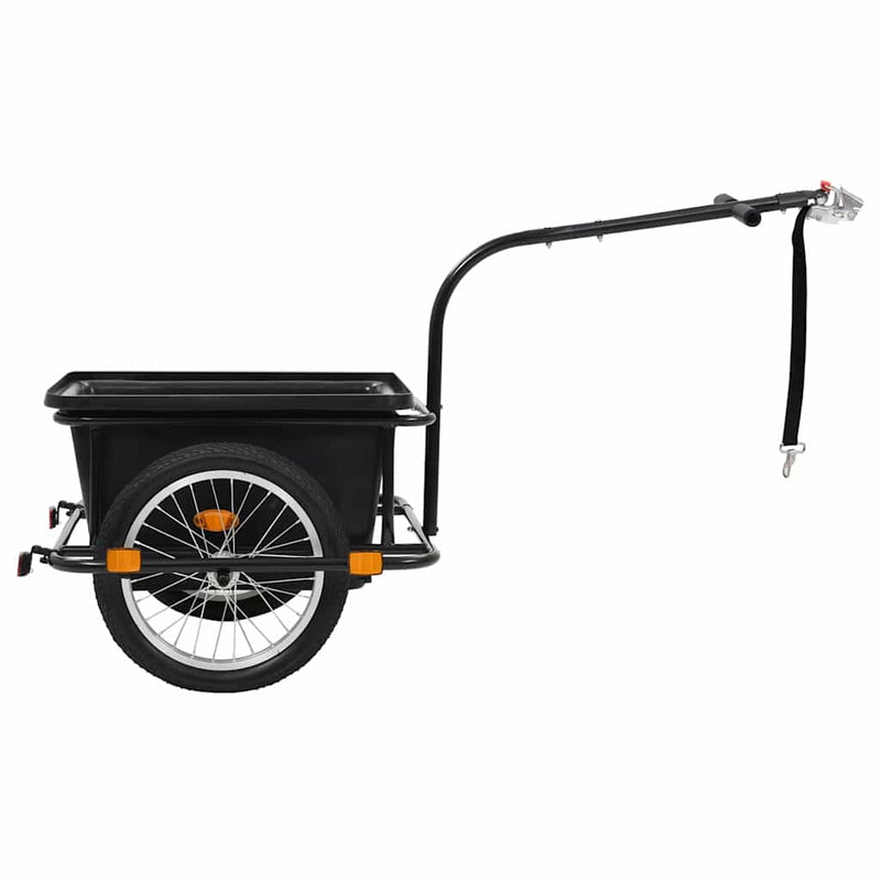 Bike Trailer Black 50 L