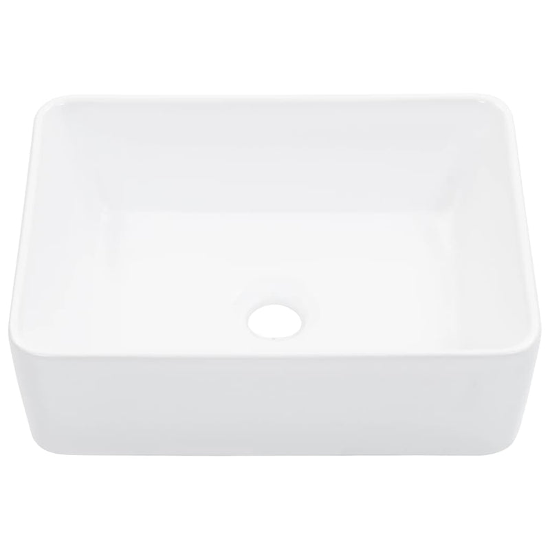 Wash Basin 40x30x13 cm Ceramic White