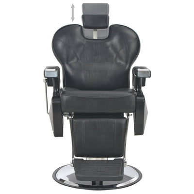 Barber Chair Black 72x68x98 cm Faux Leather