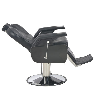 Barber Chair Black 72x68x98 cm Faux Leather