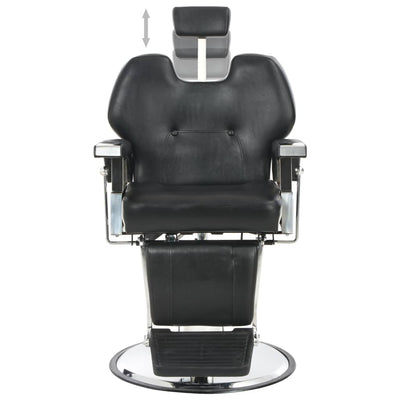 Barber Chair Black 72x68x98 cm Faux Leather