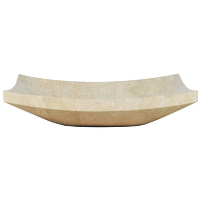 Sink 50x35x12 cm Marble Cream