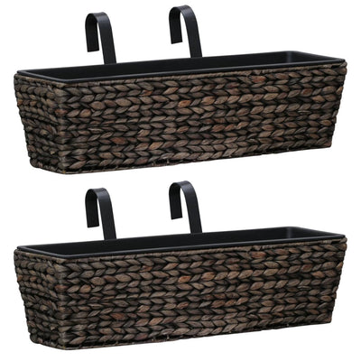 Planters 2 pcs Water Hyacinth Brown