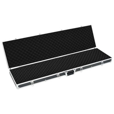 Gun Case Black 134x35x12 cm Aluminium