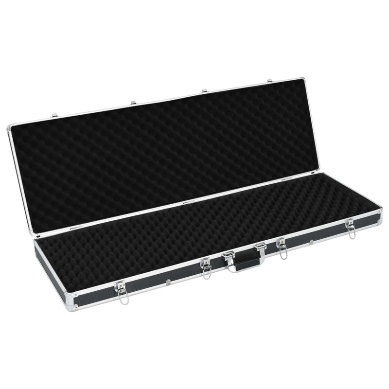 Gun Case Black 118x38x12 cm Aluminium