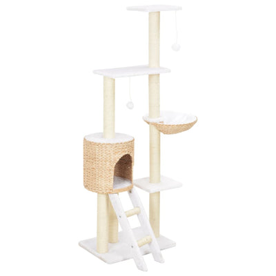 Cat Tree with Sisal Scratching Post Seagrass