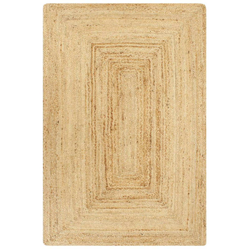 Handmade Rug Jute Natural 80x160 cm