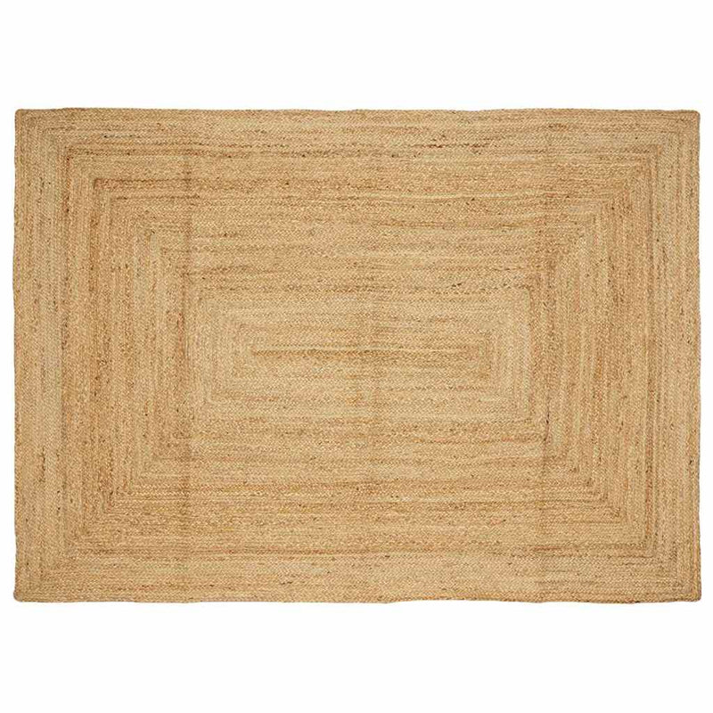 Handmade Rug Jute Natural 160x230 cm
