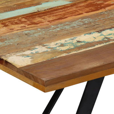 Dining Table 140x80x76 cm Solid Reclaimed Wood