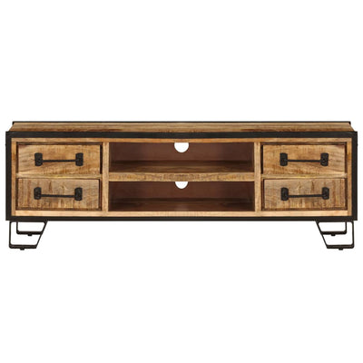 TV Cabinet with Drawers 120x30x40 cm Solid Mango Wood