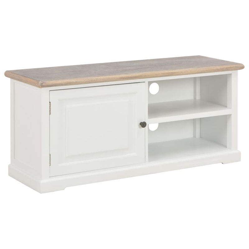 TV Cabinet White 90x30x40 cm Wood