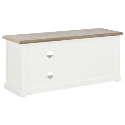 TV Cabinet White 90x30x40 cm Wood