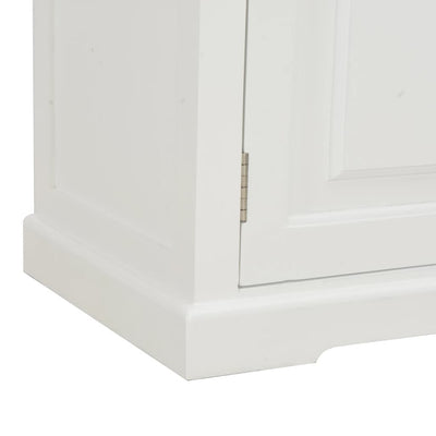 TV Cabinet White 90x30x40 cm Wood