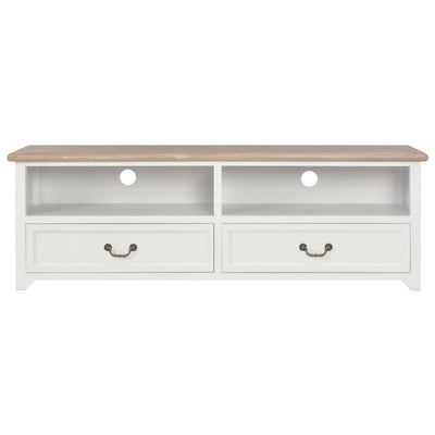 TV Cabinet White 120x30x40 cm Wood