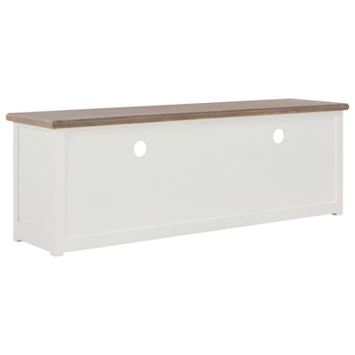 TV Cabinet White 120x30x40 cm Wood