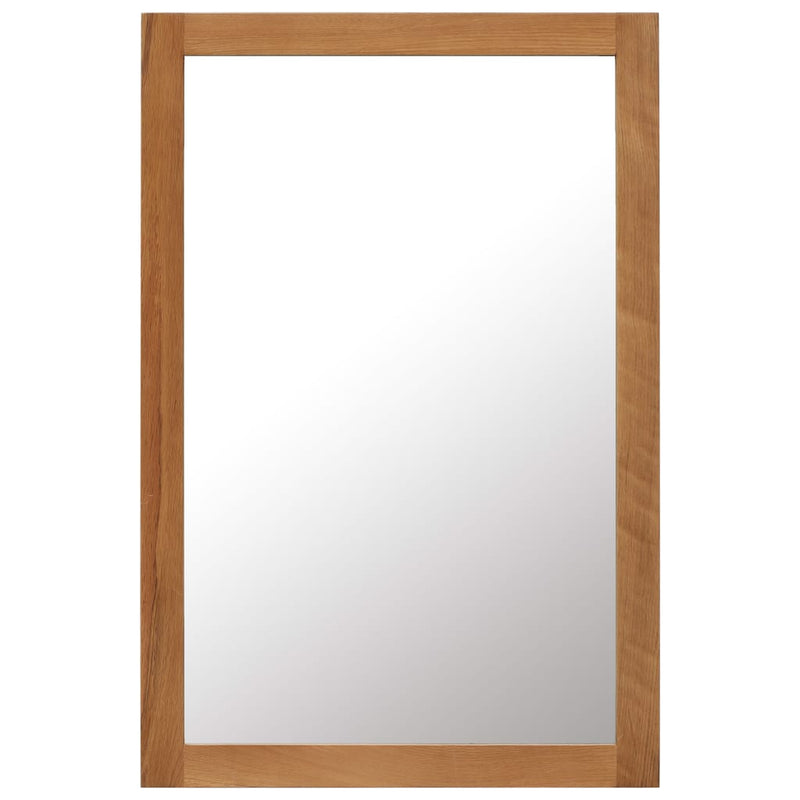 Mirror 60x90 cm Solid Oak Wood