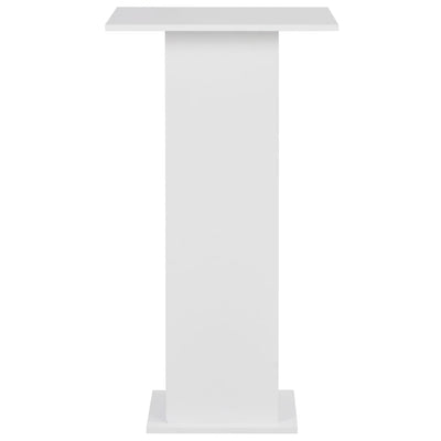 Bar Table White 60x60x110 cm