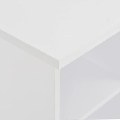 Bar Table White 60x60x110 cm