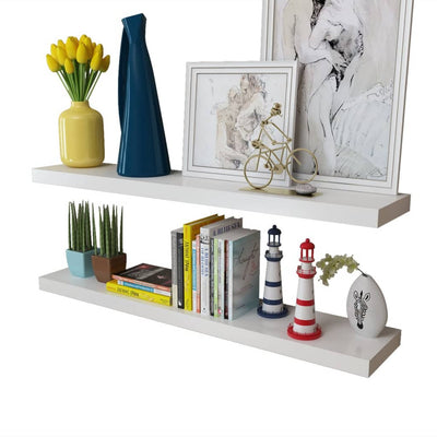 Wall Shelves 4 pcs White 100 cm