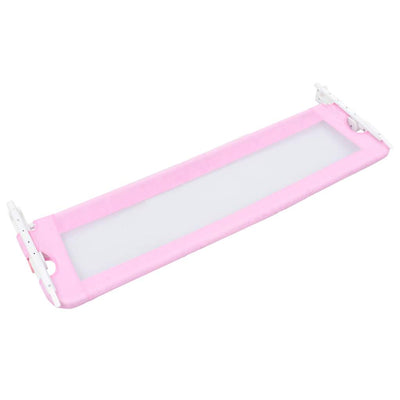 Toddler Safety Bed Rail Pink 120x42 cm Polyester