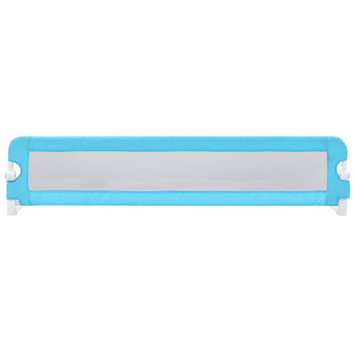 Toddler Safety Bed Rail Blue 180x42 cm Polyester