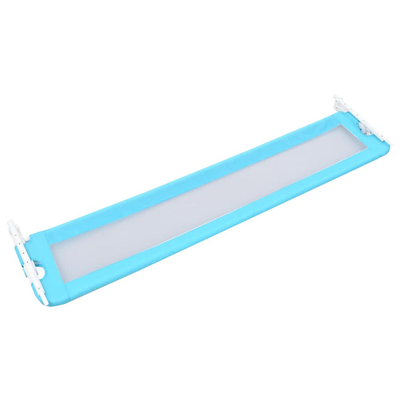 Toddler Safety Bed Rail Blue 180x42 cm Polyester