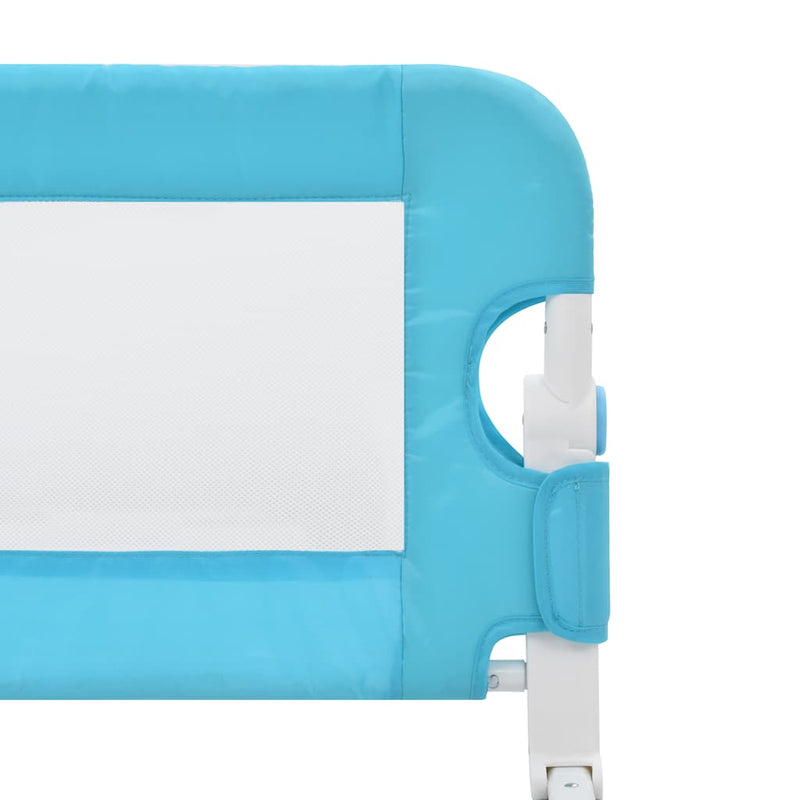 Toddler Safety Bed Rail Blue 180x42 cm Polyester