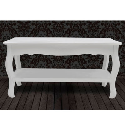 Coffee Table 2 Tiers MDF White