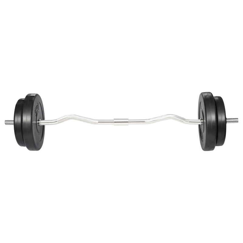 Curl Bar with Weights 30 kg