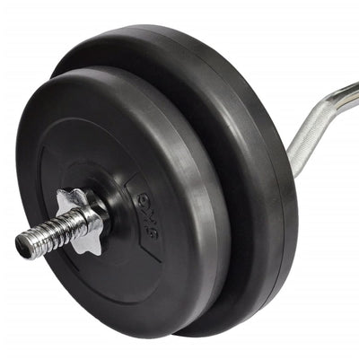 Curl Bar with Weights 30 kg