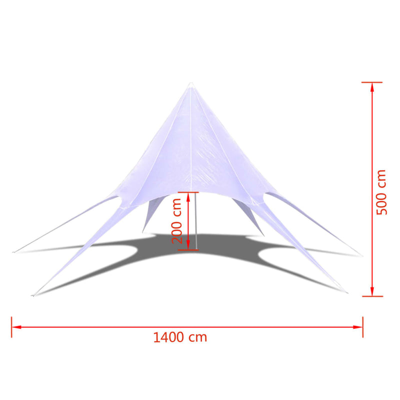 Gazebo Hexagon Star Garden Pavilion 14m